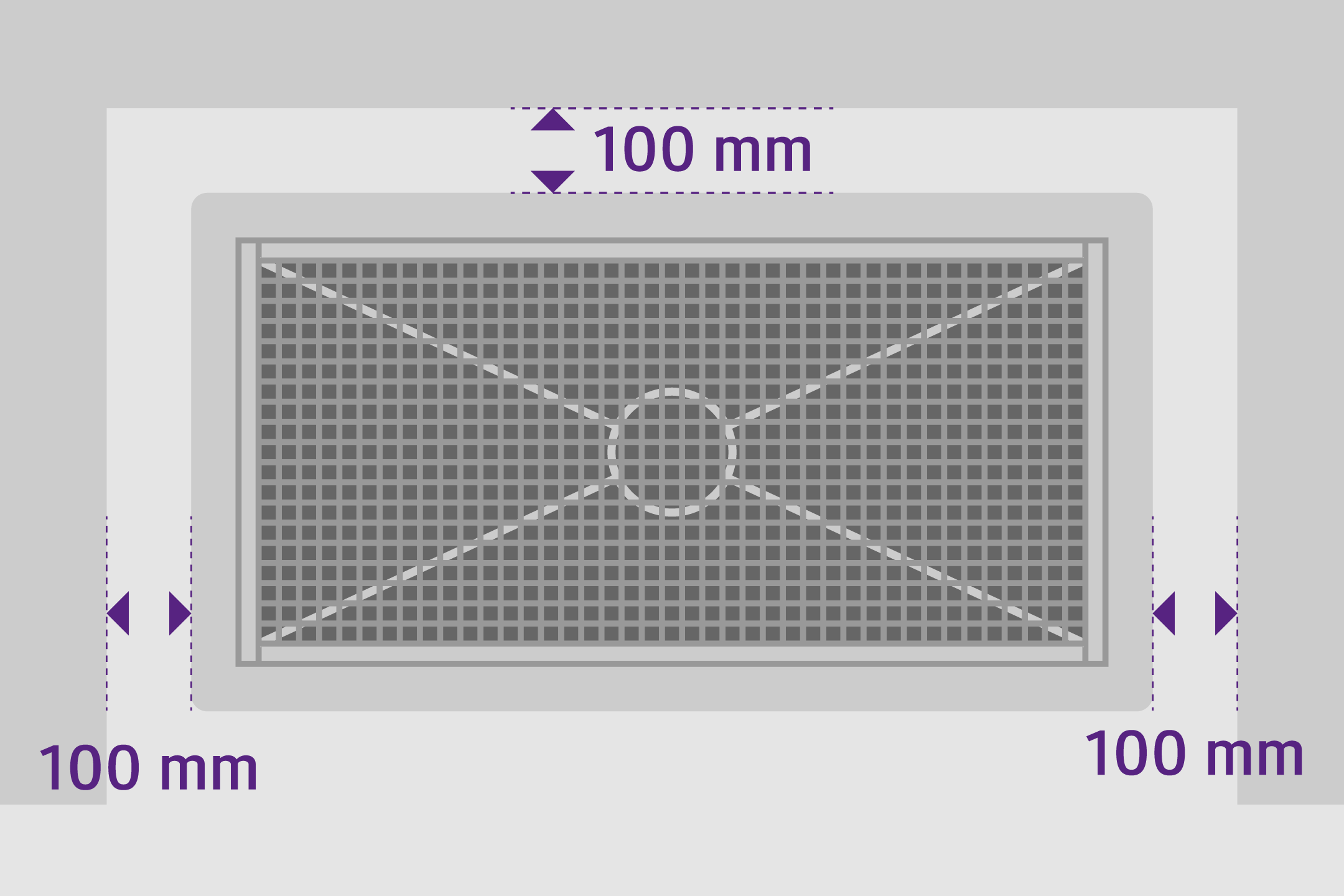 Space required around the flange