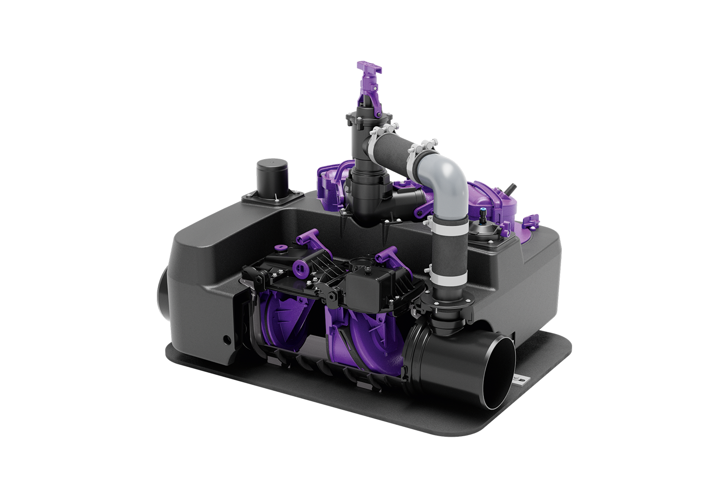 Ecolift L Duo Direkt for wastewater with sewage 
