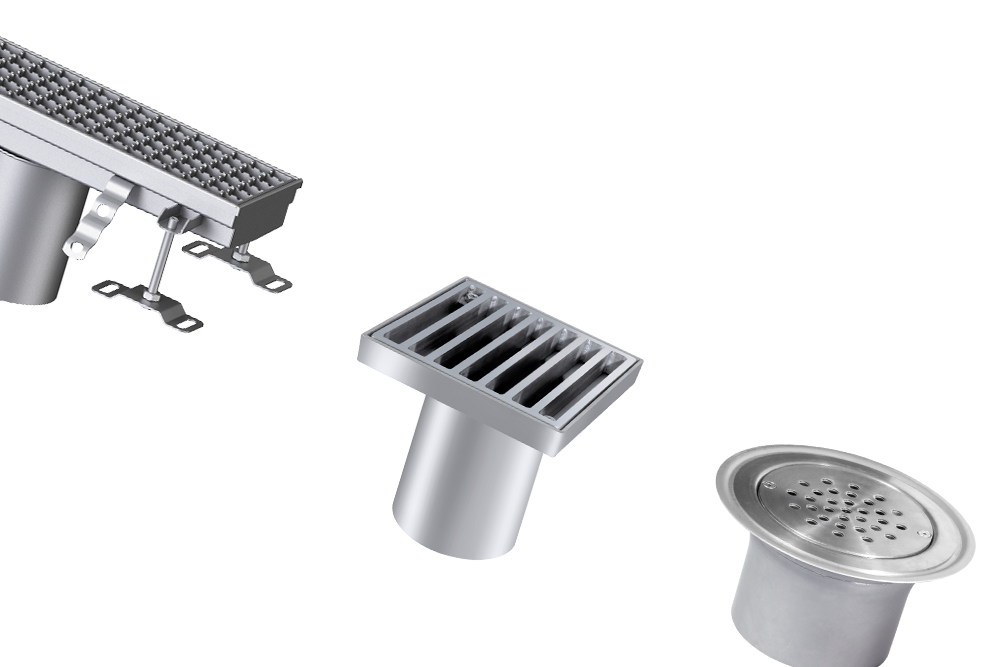 Different upper sections made of stainless steel. Different upper sections made of stainless steel.