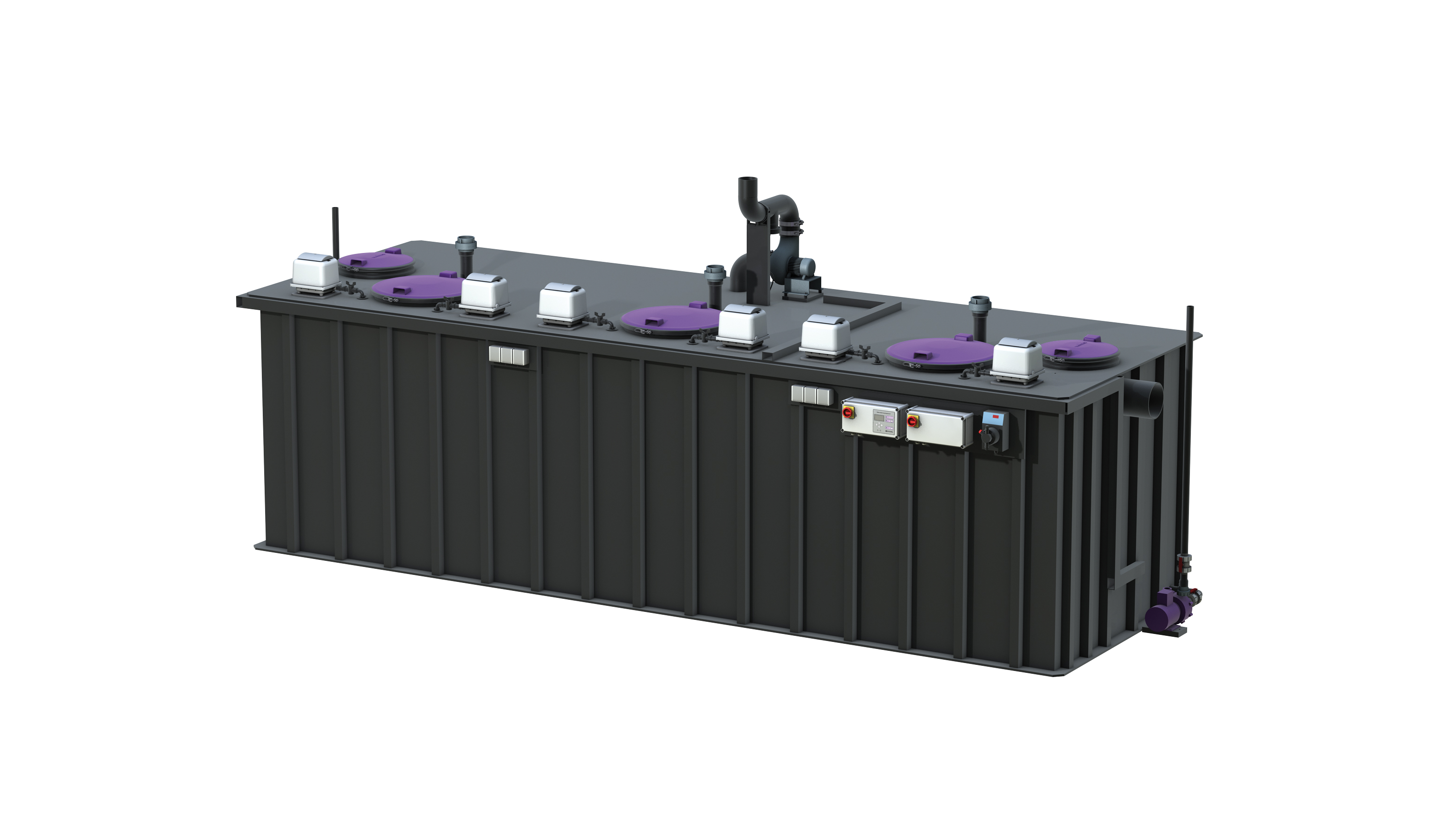 Freestanding and on-site welded Bifena units