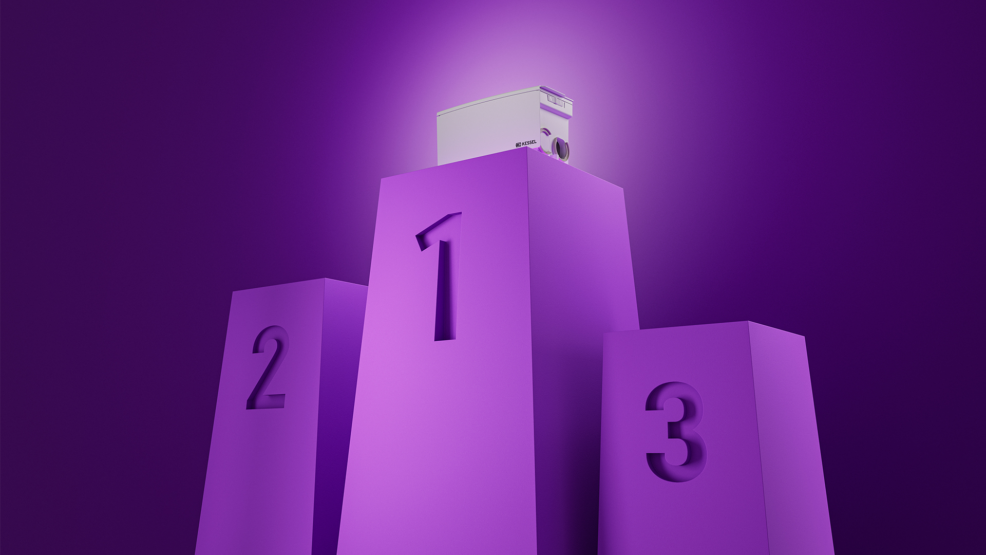 Small but brilliant Minilift small lifting station on the podium.