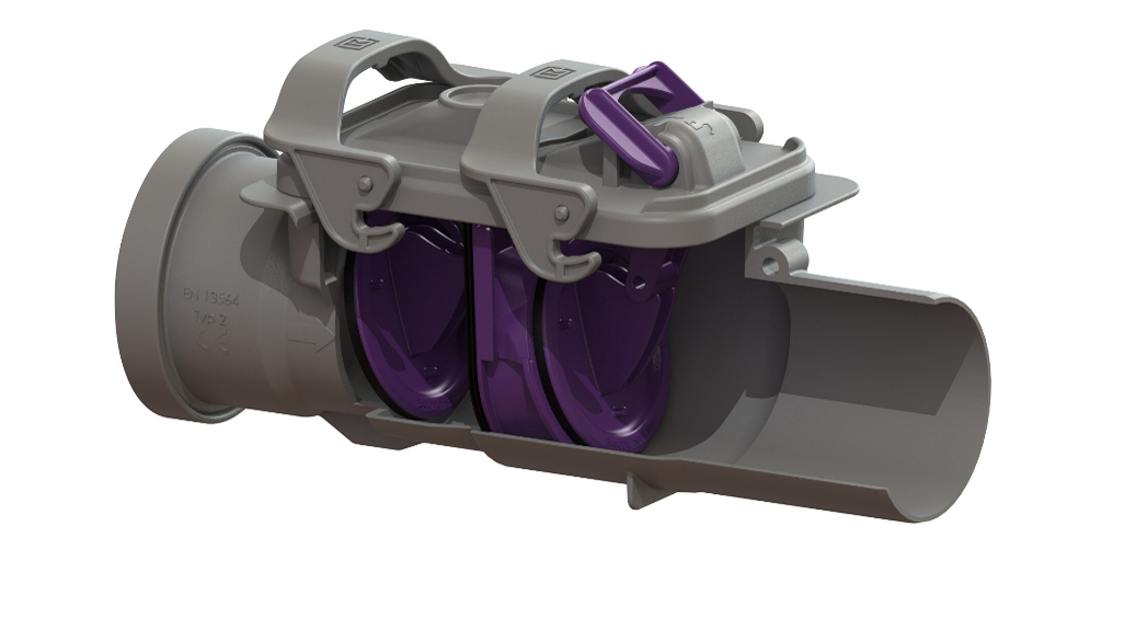 The Staufix DN 50 and Staufix DN 70 small backwater valves are standard-compliant according to DIN EN 13564 Type 2.  The Staufix DN 50 and Staufix DN 70 small backwater valves are standard-compliant according to DIN EN 13564 Type 2.