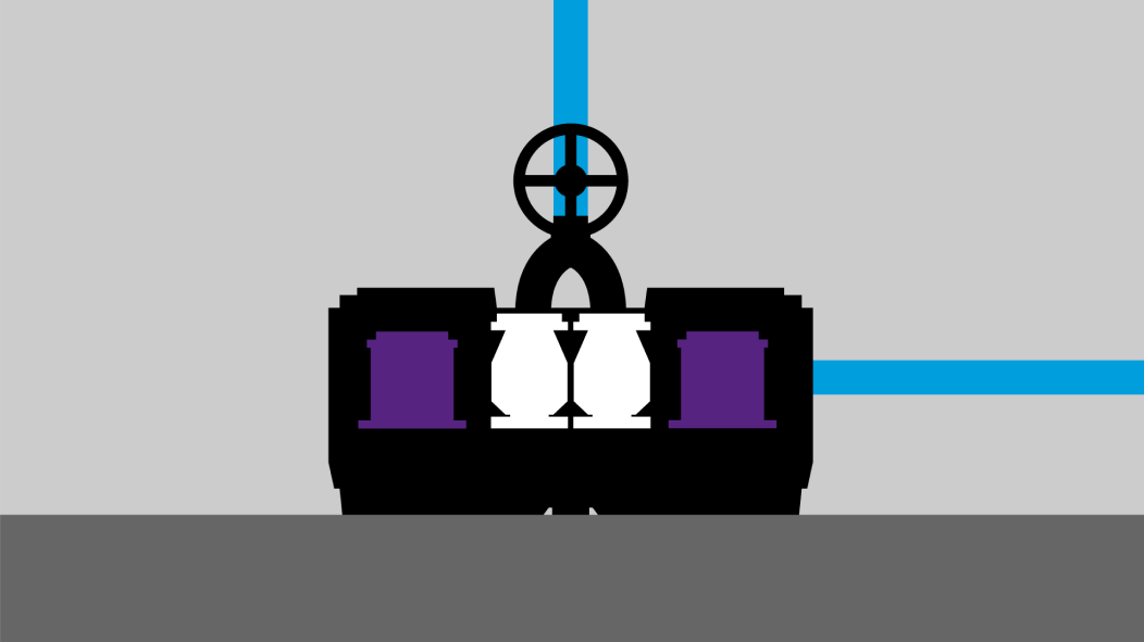 Sketch of a reserve conveyor system