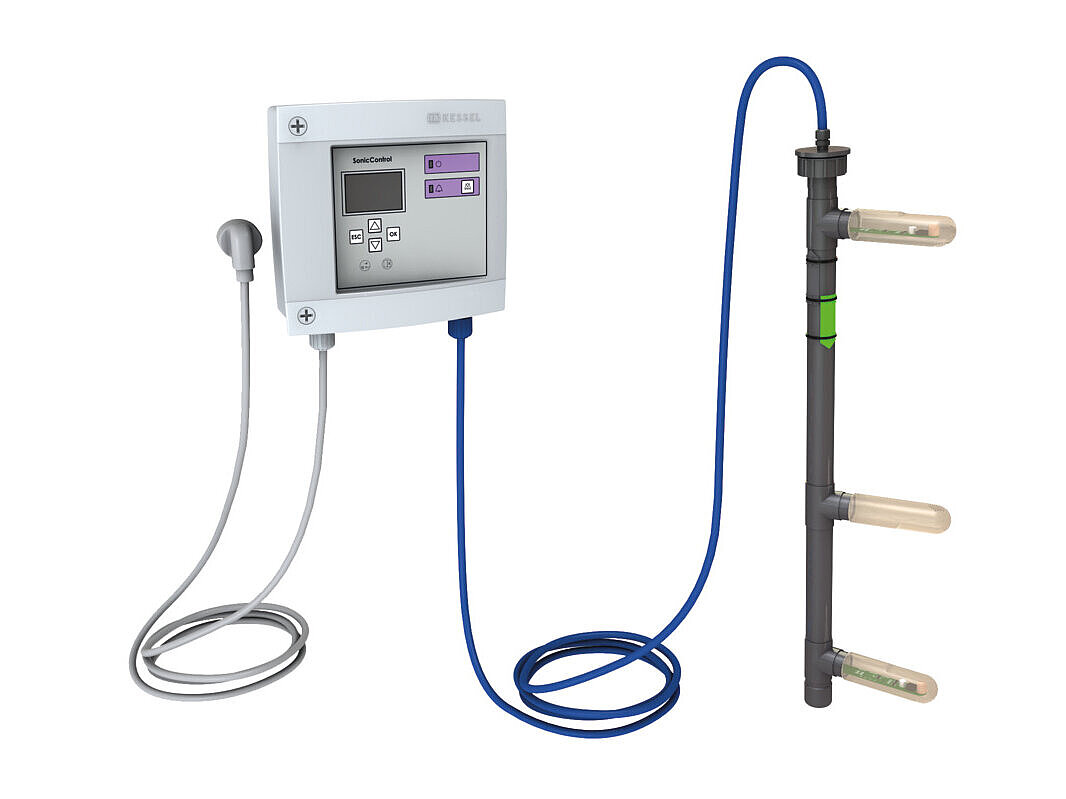 SonicControl automatic measuring device for light liquid separators