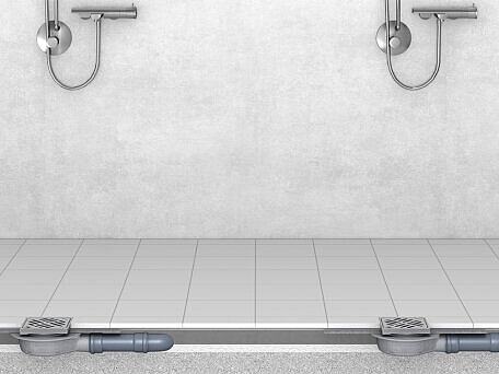 Installation example: The Ultraflat bathroom drain Installation example: The Ultraflat bathroom drain