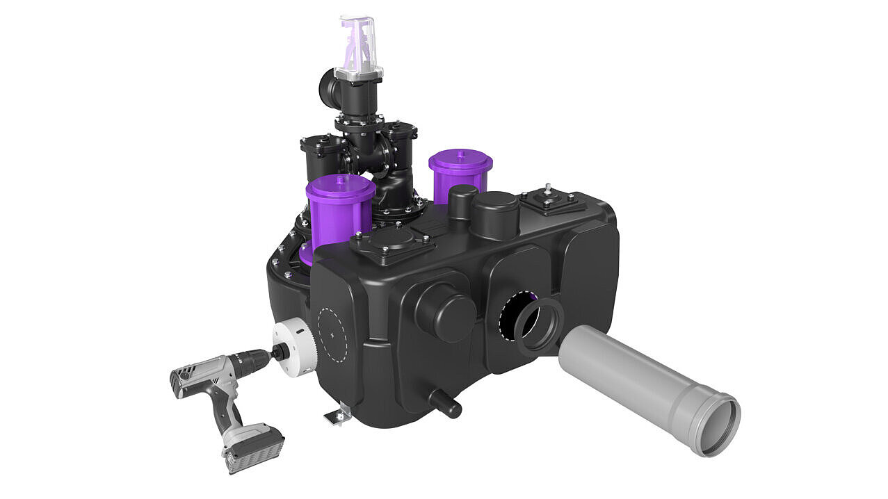 Aqualift F, variable drilling options Aqualift F, variable drilling options