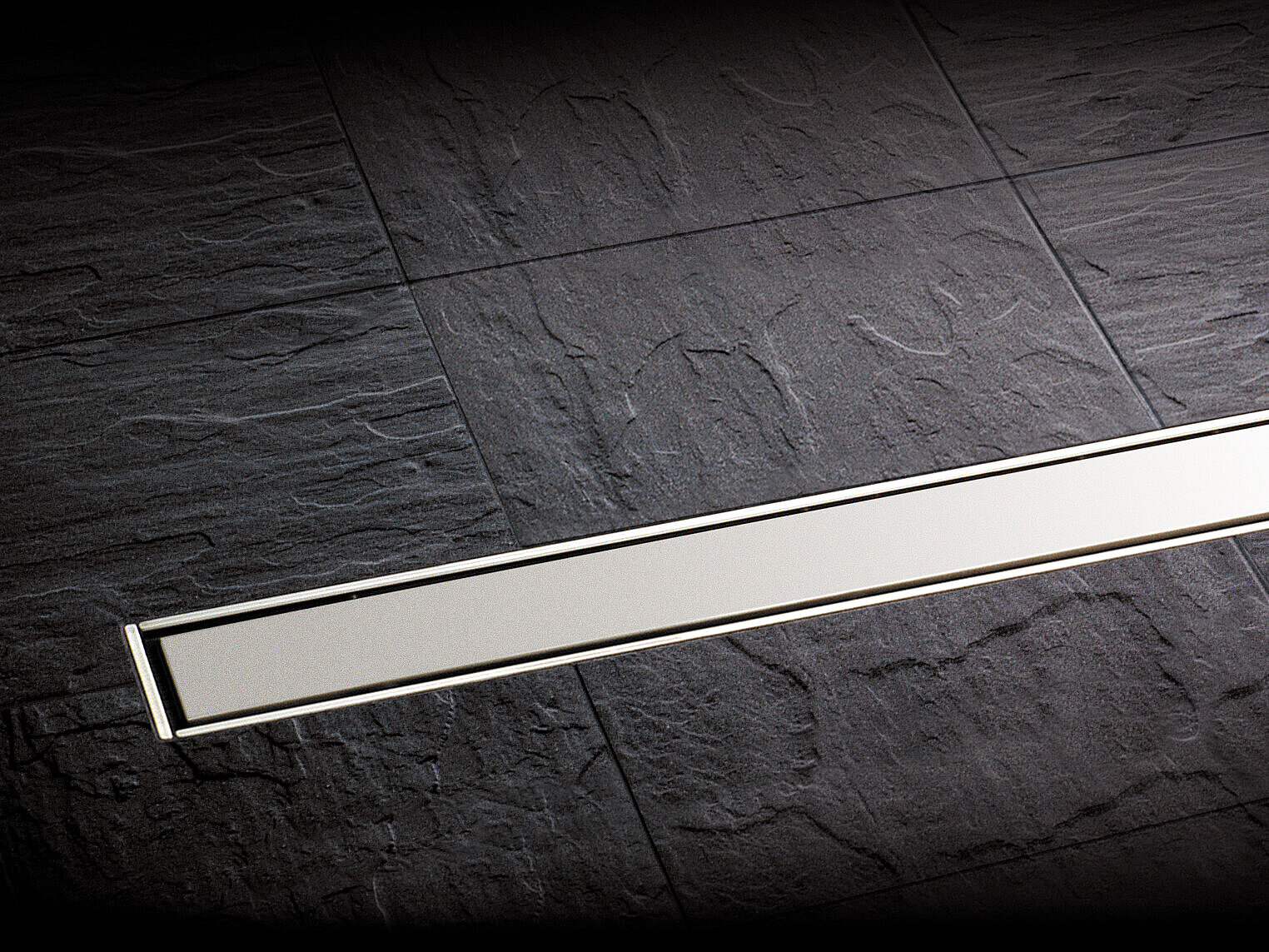 Installation diagram for the Linearis Compact shower channel Installation diagram for the Linearis Compact shower channel