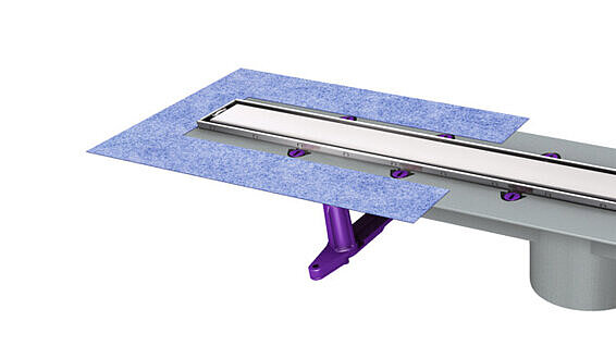 Factory-fitted waterproofing membrane with the Linearis Comfort Factory-fitted waterproofing membrane with the Linearis Comfort