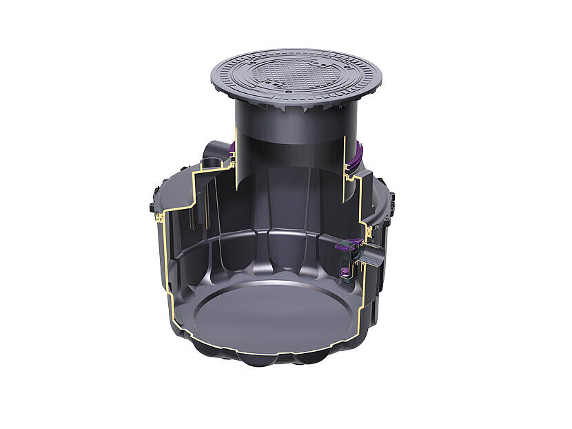 EasyOil ground oil/fuel separator, NS 1.5, System B