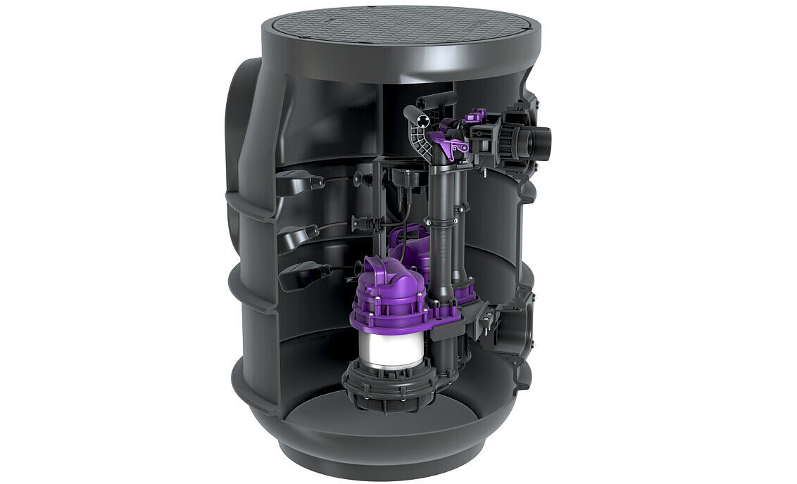 Pumping station Aquapump Small Duo with control unit 