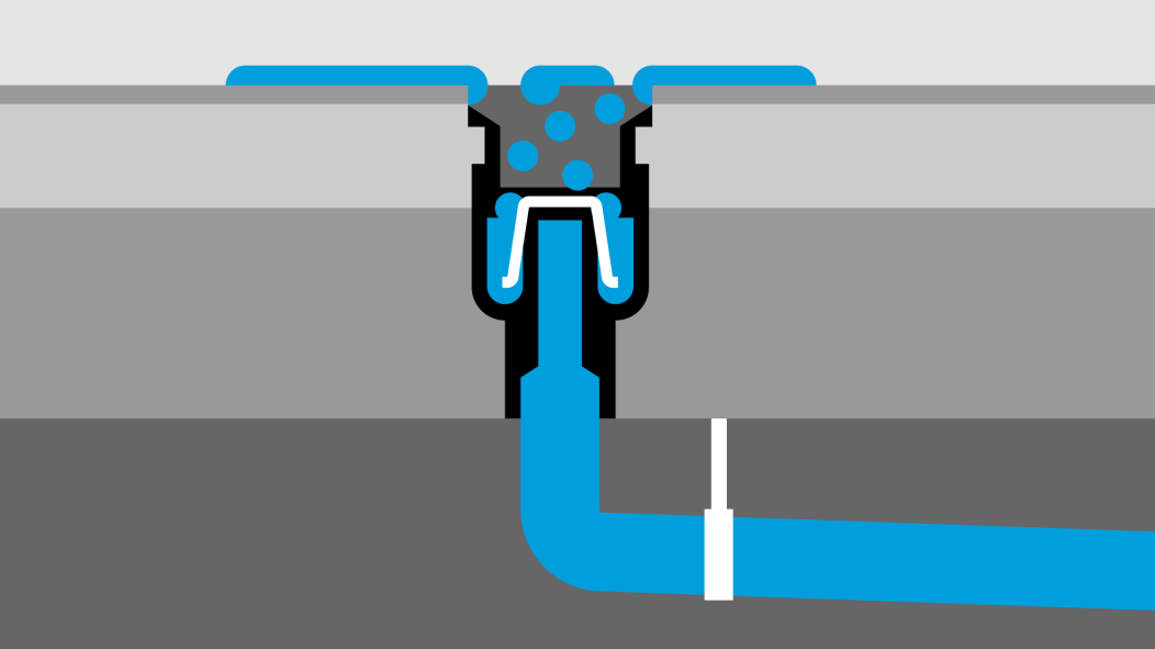 How bathroom drains work