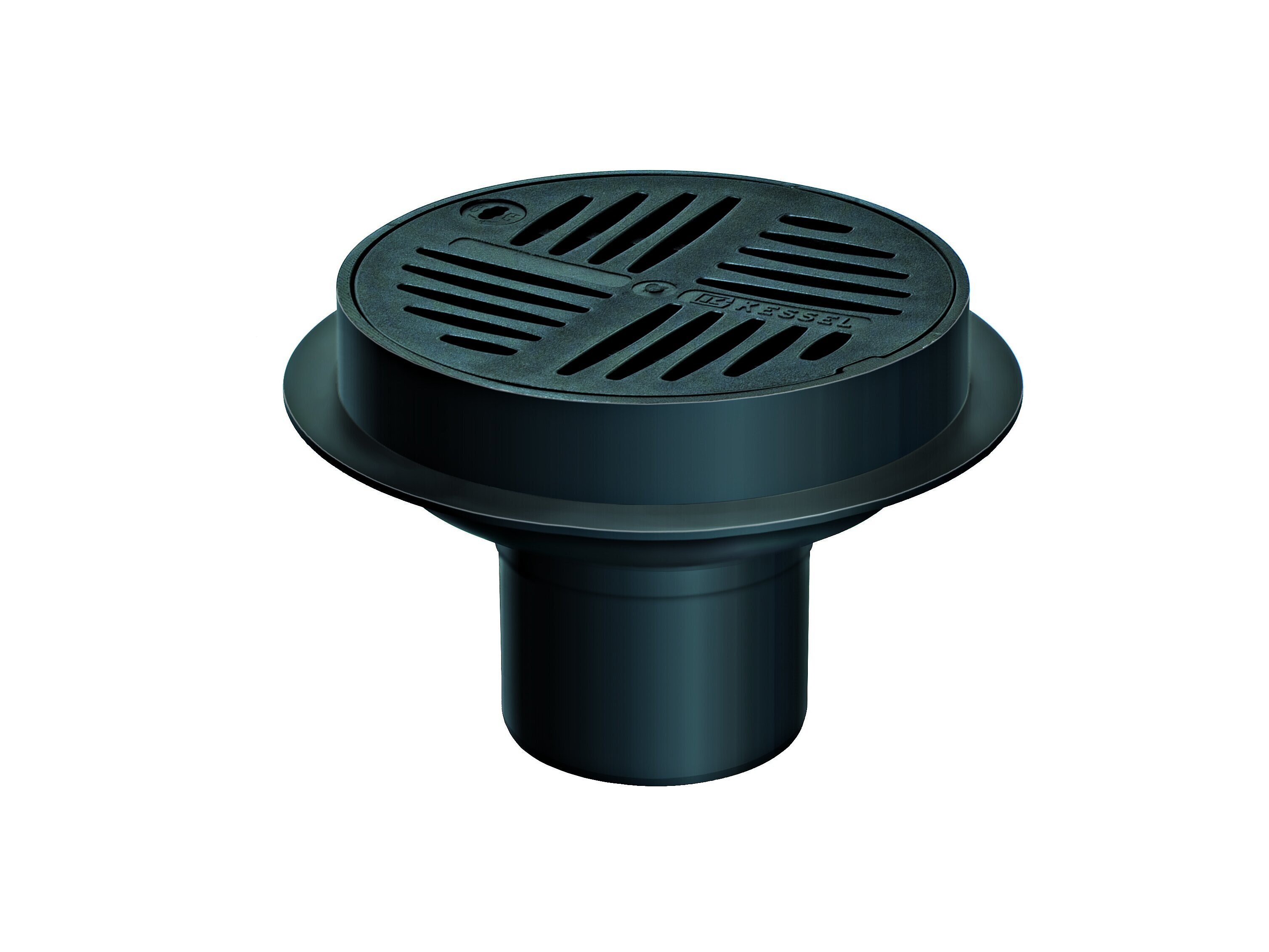 Ecoguss parking deck drain, round