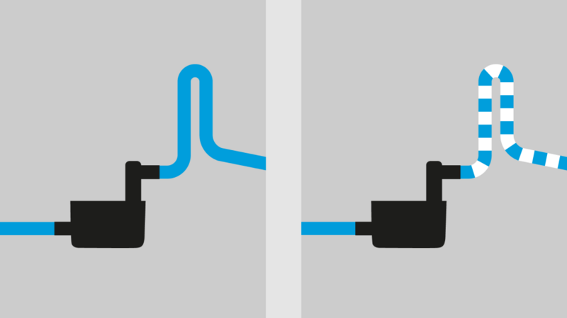 Diagram showing different operating modes of pumps Diagram showing different operating modes of pumps