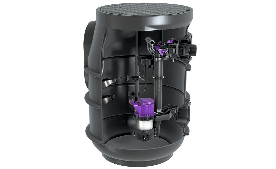Pumping station Aquapump Small Mono with control unit 