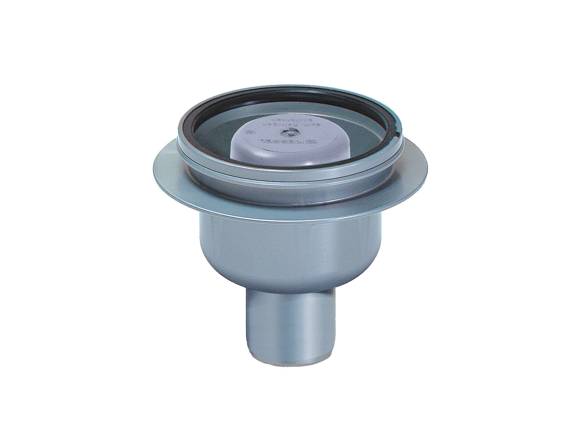 Classic bathroom drain with a vertical outlet  Classic bathroom drain with a vertical outlet