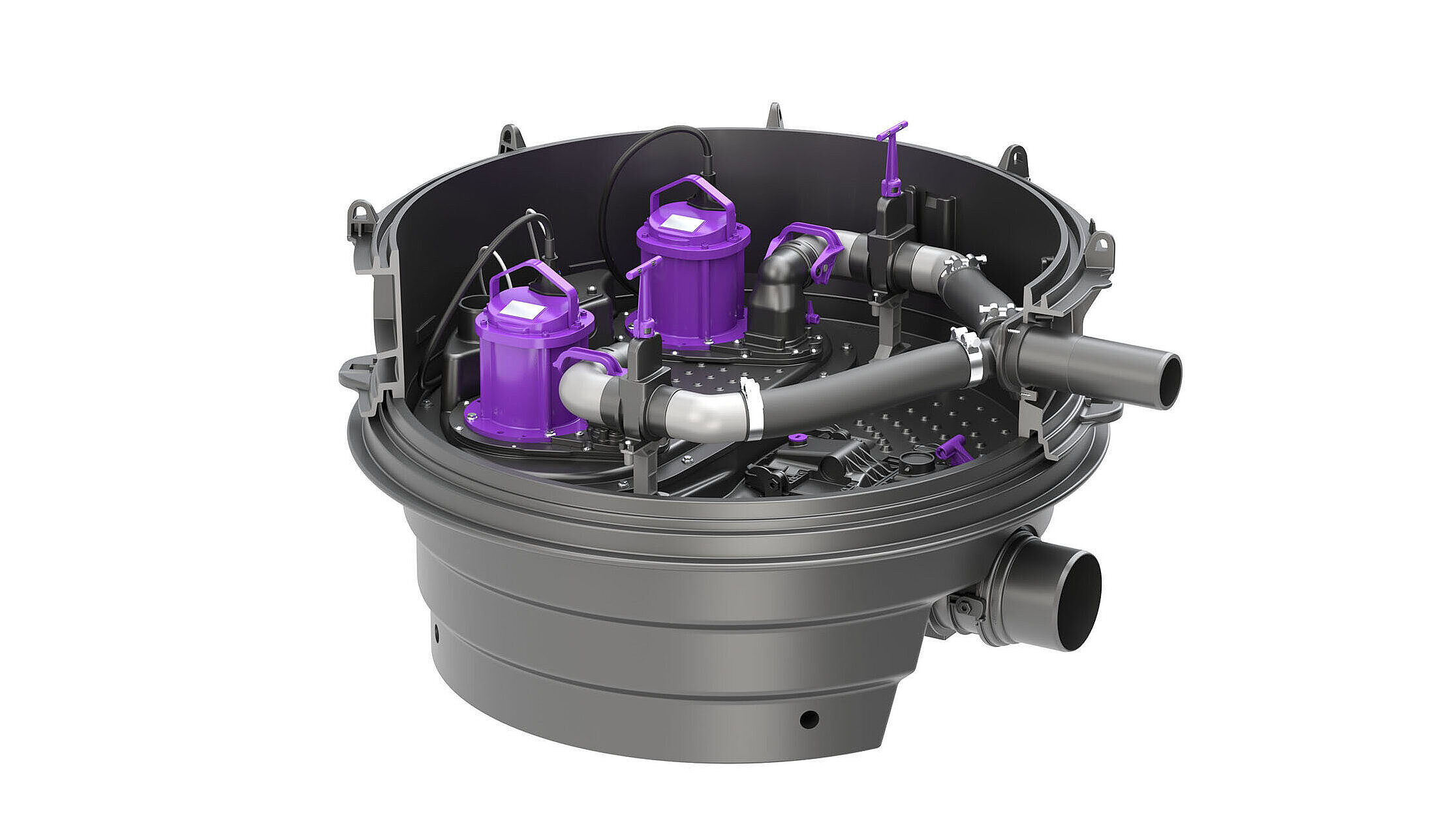 Hybrid lifting station Ecolift XL, dry installation