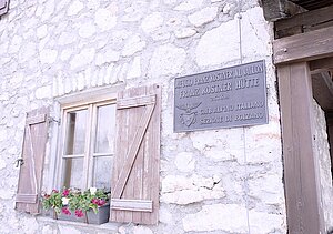 Franz Kostner Hut on the Vallon