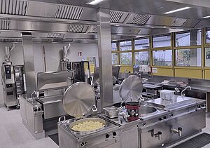 Commercial kitchen at Lebenshilfe Werkstätte Gaimersheim